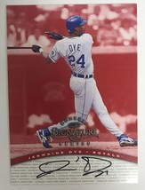 Jermaine Dye Signed Autographed 1997 Donruss Sig. Series Baseball Card -... - £11.99 GBP