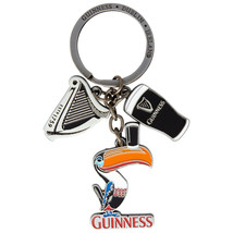 Guinness Toucan Charms Keychain Silver - £15.97 GBP