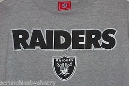 Las Vegas Raiders T Shirt NFL Football Gray Black Size Med - £27.42 GBP