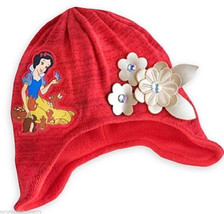 Disney Store Snow White Knit Hat Girls Red New - £19.94 GBP