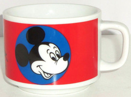 Walt Disney Productions  Mickey Minnie Mouse Coffee Mug Vintage Japan Sango - $34.95