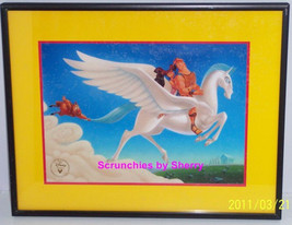 Disney Store Hercules Lithograph Framed Gold Seal Picture Photo Retired Vintage - $49.95