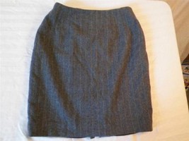 Saks Fifth Avenue SKIRT Vintage Career Ladies Gray Sz 10 Medium Fully Lined Wool - £5.30 GBP