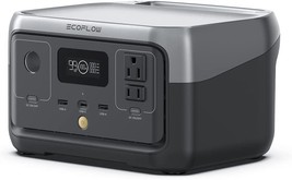 Ef Ecoflow Portable Power Station River 2, 256Wh Lifepo4 Battery/ 1 Hour Fast - $310.99