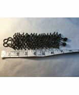 Stone And Seed Bead Woven Flexible Bracelet 6 1/2” To 7” Long - $461.32 MXN