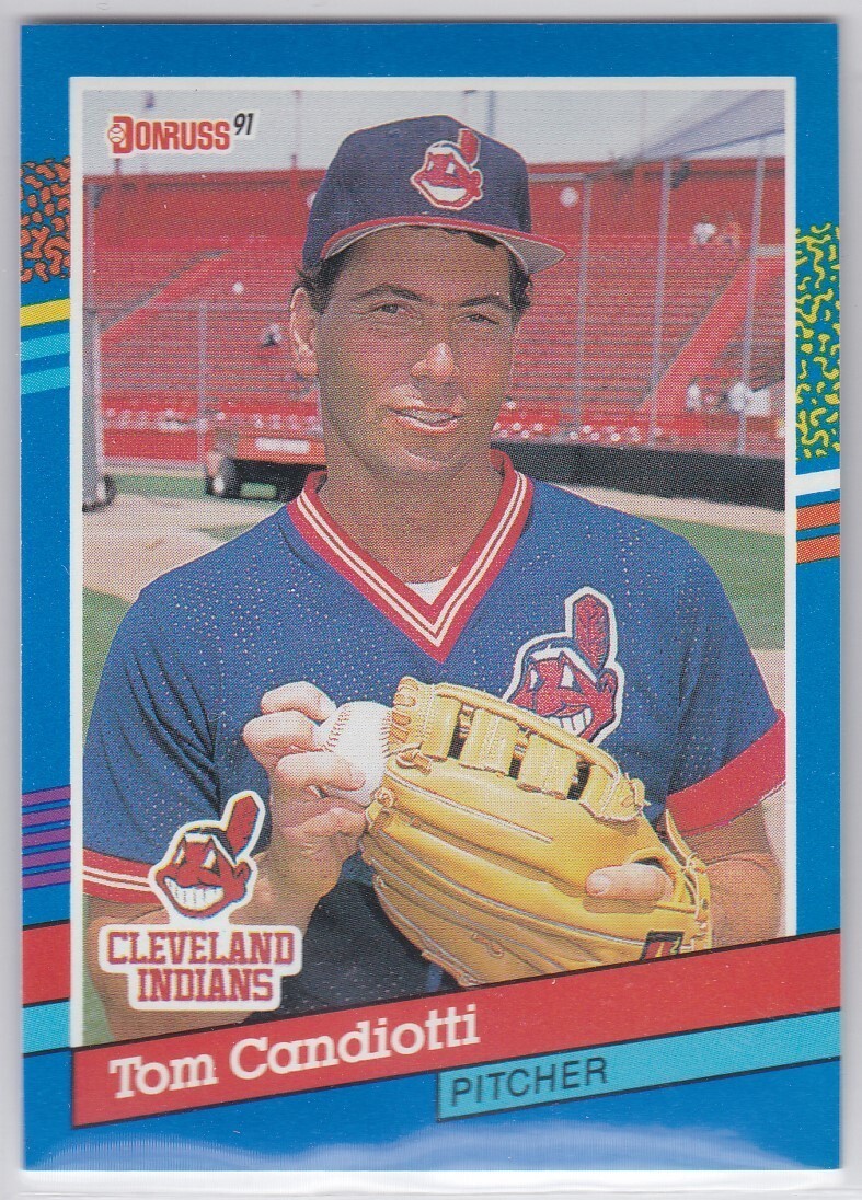 M) 1991 Donruss Baseball Trading Card - Tom Candiotti #115 - $1.97