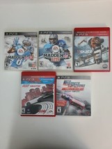 Sony PlayStation 3 (PS3) Game Lot Bundle of 5 Racing/Sports Games. See pictures. - £15.65 GBP