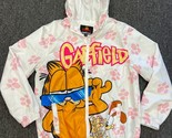 Garfield x Members Only Women MNL180127 White Full Zip Windbreaker Jacke... - $61.35