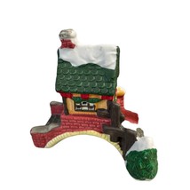 Miniature Christmas Holiday Village Shop Ceramic Bridge - £10.05 GBP