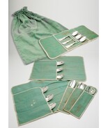 12+ SLOT GRANAT BROS FLANNEL SILVERWARE STORAGE ROLL  &amp; BAG ANTI TARNISH... - €21,24 EUR