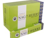 Vijayshree Golden Nag 7 Herbs Incense Stick Masala AGARBATTI Export Qual... - $22.20