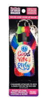 Smokezilla Good Vibes Only Design Neoprene Lighter Holder Carabiner Key ... - $8.90