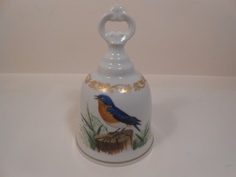 Vintage Danbury Mint Songbirds of America Bell BLUEBIRD Jo Polseno - £7.59 GBP