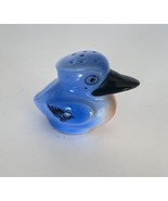 Kookaburra Blue Single Salt Shaker Vintage Japan 1 3/4” Wood Cork - €10,04 EUR