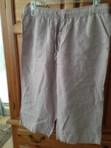 Womens Drawstring Capri Pants Size Large by merona - £19.61 GBP