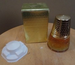 Vintage Avon GOLDEN THIMBLE Elusive Cologne in Decanter Bottle with Orig... - $29.00