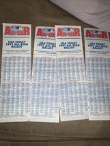 4-MLB Baseball All Star Game Ballots 1991 - $3.00