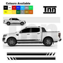 Stickers For Ford Ranger Side Stripe x2 Graphics Decals Vinyl Racing Off... - £35.37 GBP