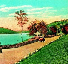Round Avenue Auto Wigwam Reservoir Waterbury Connecticut CT UNP 1920s Postcard - £3.06 GBP