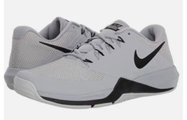 NEW Nike Men&#39;s Lunar Prime Iron II Sneaker Size US 10 Wolf Grey/Black/Pl... - £50.05 GBP