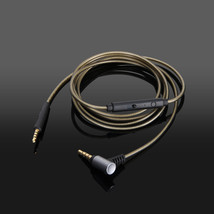 Silver Audio Cable with mic For klipsch reference on-ear over-ear headph... - £12.65 GBP