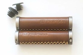 MiniMod&#39;s Natural Italian Leather Grips Brown 130MM Mini-STR-L-BR - £46.52 GBP