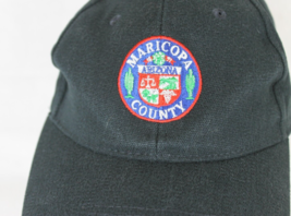 MARICOPA COUNTY ARIZONA Baseball Cap Black Canvas Hat PacificHeadwear Ad... - £8.96 GBP