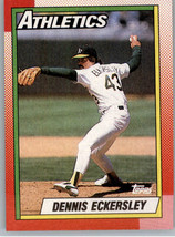 1990 Topps 670 Dennis Eckersley  Oakland Athletics - £2.35 GBP