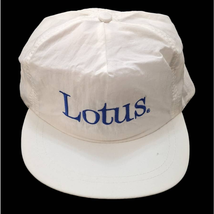 Vintage Lotus Software Adjustable Leather Strapback Hat Baseball Cap Vin... - £15.82 GBP