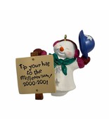 Hallmark Keepsake Ornament Millennium Snowma&#39;am 2000 Snowman  - £9.85 GBP