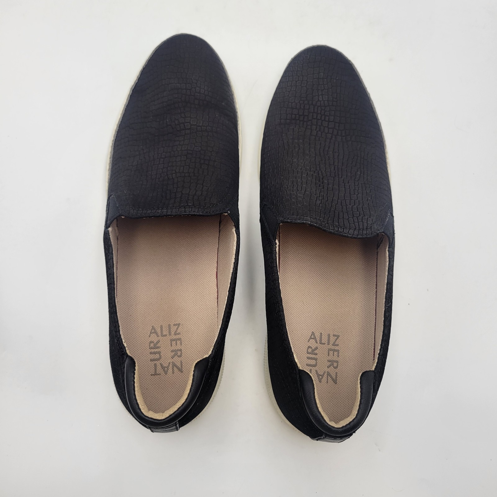 Naturalizer Leather Upper Black Slip-On Sneaker Womens Size 10 W Item image 8