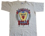 Chicago Bulls T-Shirt Single Stitch Salem World Champs Repeat A 1992 Siz... - $24.70