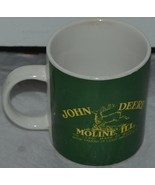 John Deere Coffee Mug Cup 11 Oz Moline Illinois Tractor Green Gibson - £22.33 GBP