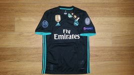 Real Madrid Away Soccer Jersey 2017 - 2018 RONALDO BENZEMA RAMOS MARCELO... - £66.86 GBP