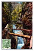Almbachklamm Gorge Bridges Marktschellenberg Germany Postcard DB Postcard T6 - £2.75 GBP