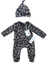 Jessica Simpson Baby 3 Piece Set with Hat Long Sleeve 0-3M 3-6M 6-9M - £11.98 GBP