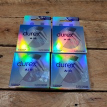 Durex Air Ultra Thin Condoms Transparent Lubricated Latex 4 Boxes of 3. 12 Total - $9.85
