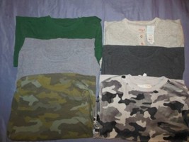 Boys Lot of 6 Long Sleeved Shirts Size 12/14 Cat&amp;Jack Cherokee - $24.99