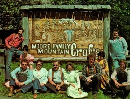 Vtg Chrome Postcard Ashford Washington WA Moore Family Mountain Crafts 1977 UNP - £21.77 GBP