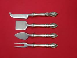 Malvern by Lunt Sterling Silver Cheese Serving Set 4 Piece HHWS Custom - £201.65 GBP