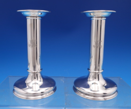 Hamilton by Tiffany and Co Sterling Silver Candlestick Pair #16753/4379 ... - £307.13 GBP