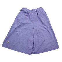 Kayo of California Shorts Womens 9 Purple Elastic Waist High Rise Bermuda Bottom - £15.18 GBP