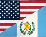 USA Guatemala Combo Flag 3x5ft Poly - $4.88