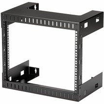 StarTech.com 2-Post 8U Heavy-Duty Wall-Mount Network Rack, 19&quot; Open Frame Server - £131.23 GBP