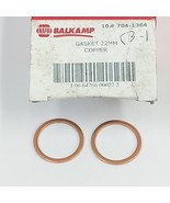 2x Napa Balkamp 704-1364 For Jeep Jeepster Fits 7/8 M22 Copper Drain Plu... - $447.25 MXN