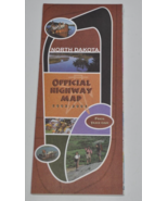 Vintage 2002-2003 Official Highway Road Map of North Dakota - Hoeven Gov... - $251.76 MXN