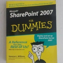 Microsoft SharePoint 2007 for Dummies by Vanessa L. Williams (2007, Pape... - $7.28