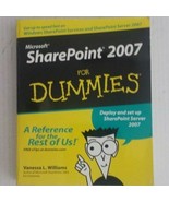 Microsoft SharePoint 2007 for Dummies by Vanessa L. Williams (2007, Pape... - $7.28