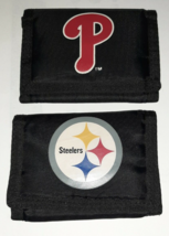 Pittsburgh Steelers and Phillies Nylon Tri-fold Wallets - $187.71 MXN