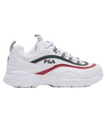Fila Ray 3RM00672-124 Kids White Leather Casual Lifestyle Sneakers Shoes 5 - $39.59